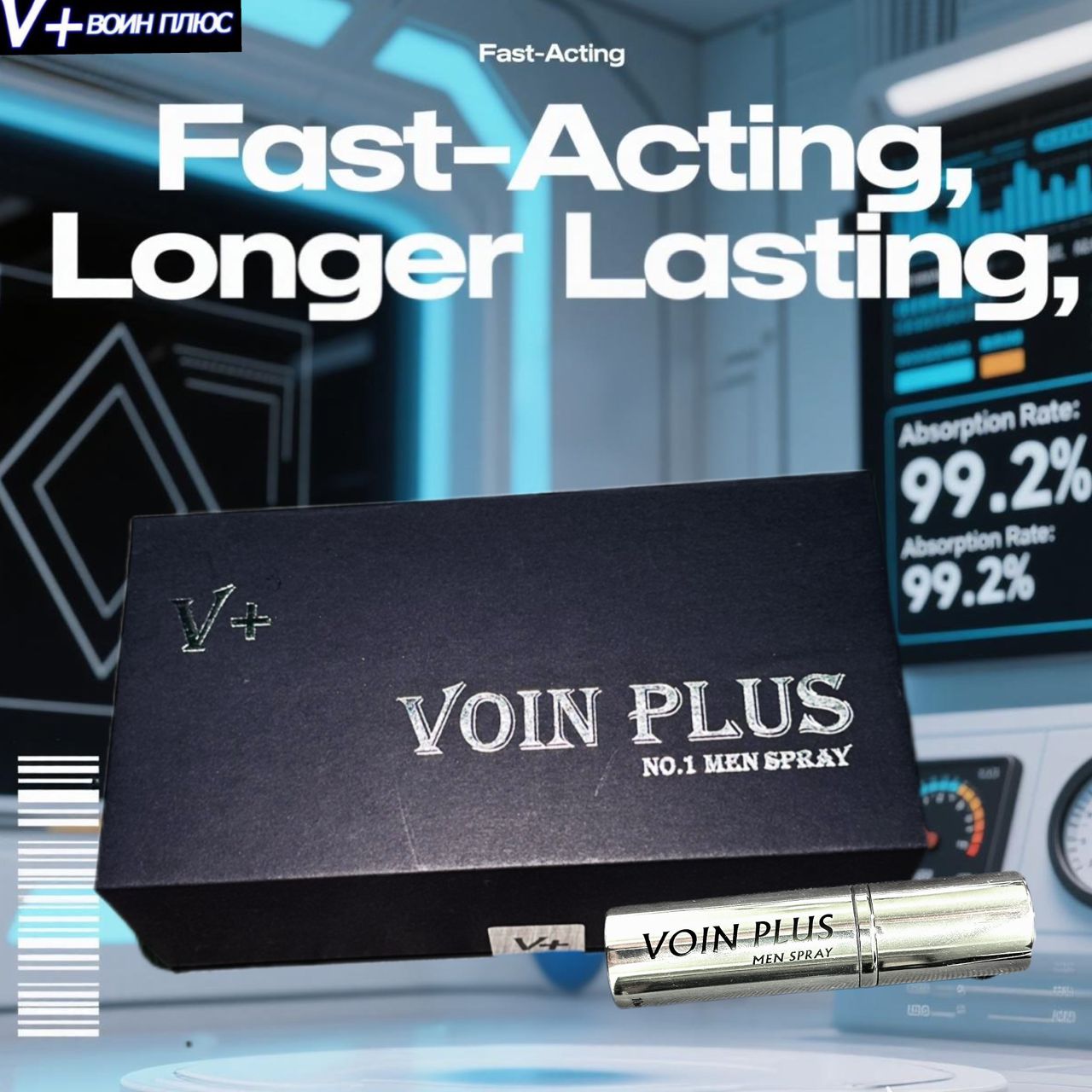 Voin Plus Delay Spray From Russia 100% Effective For Premature Ejac 早泄保证有效